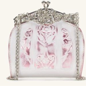 Patricia Nash NWT Rosaria
Tooled Pink White Metallic